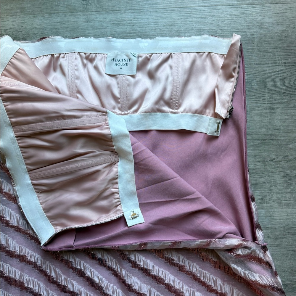 Tuckernuck Pink Strapless Sequin Midi Dress - Picture 5 of 12